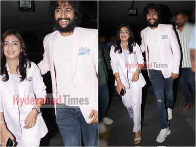 Ante Sundaraniki Teaser: Nani and Nazriya Nazim match their outfits for the launch