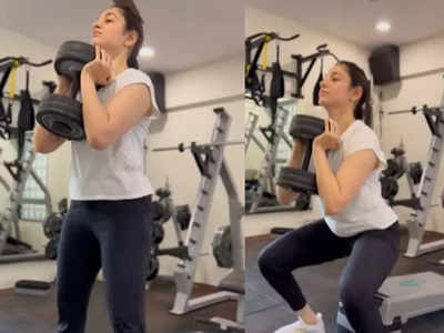 Tamannaah Bhatia takes fans inside her fitness class as she preps for ‘Babli Bouncer’-WATCH