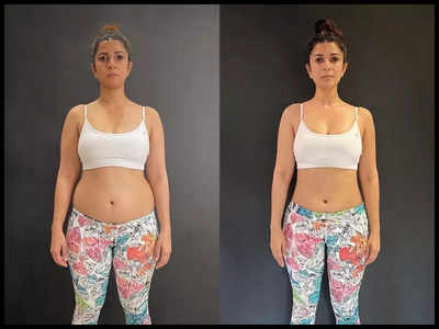 Nimrat Kaur shares then and now pictures of her body transformation after putting on 15 kg for 'Dasvi' with a hard-hitting note; Parineeti Chopra and others cheer for her