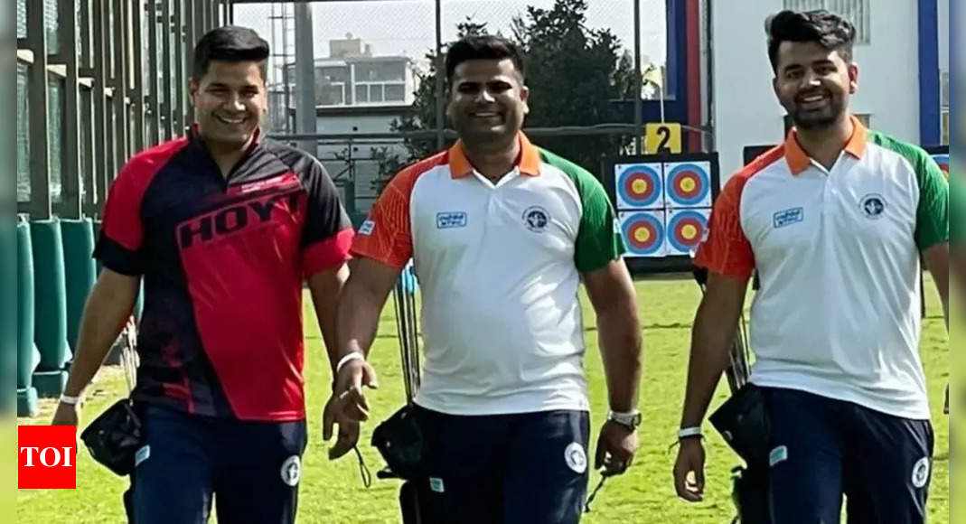 Indian compound archers in final of team event, assured of medal in World Cup Stage 1 | More sports News – Times of India