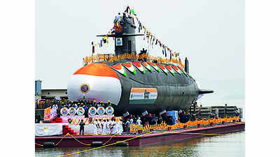 Submarine INS Vagsheer launched