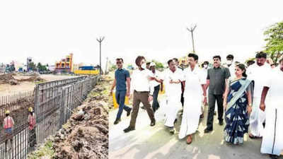 Tamil Nadu CM MK Stalin inspects stormwater drain work in north Chennai