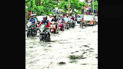 Ahead of municipal polls, Guwahati gets flooded after downpour