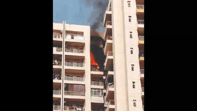 Greater Noida: Cigarette tossed in balcony triggered fire, say residents