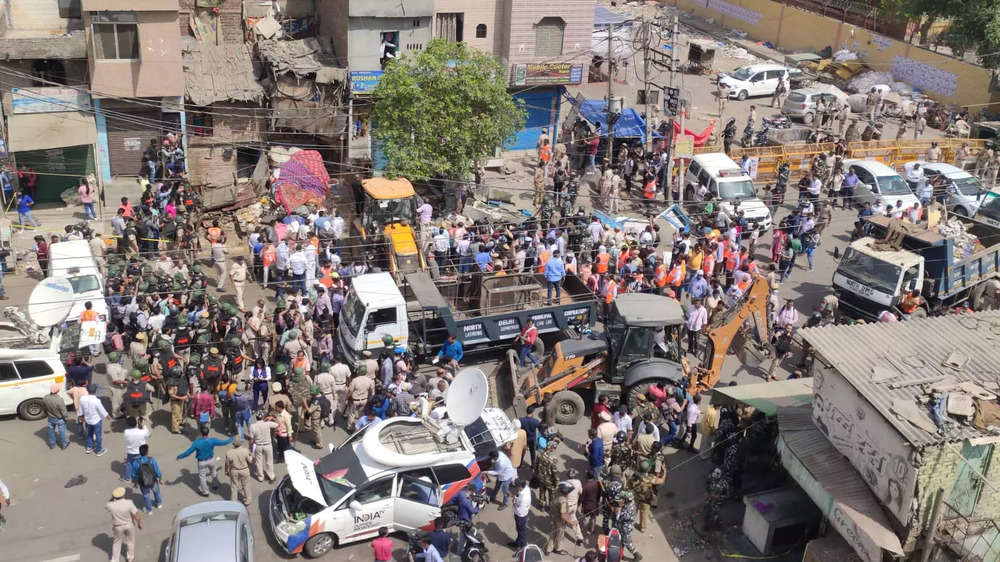 Demolition drive in Delhi's Jahangirpuri