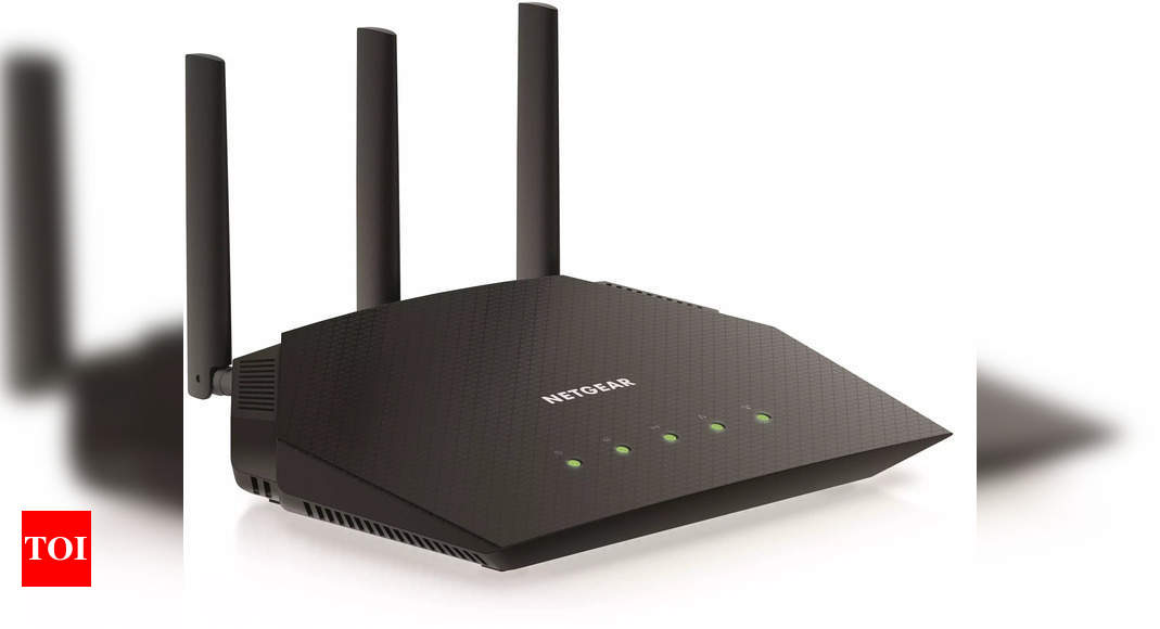 netgear:  Netgear launches RAX10 AX1800 Wi-Fi 6 router at Rs 8,149 – Times of India