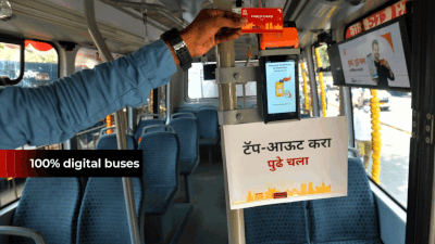 Mumbai: BEST launches ‘tap in tap out’ service in its digital buses