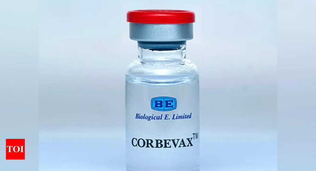 Expert panel recommends Corbevax Covid jab for 5-12 years age group | India News – Times of India