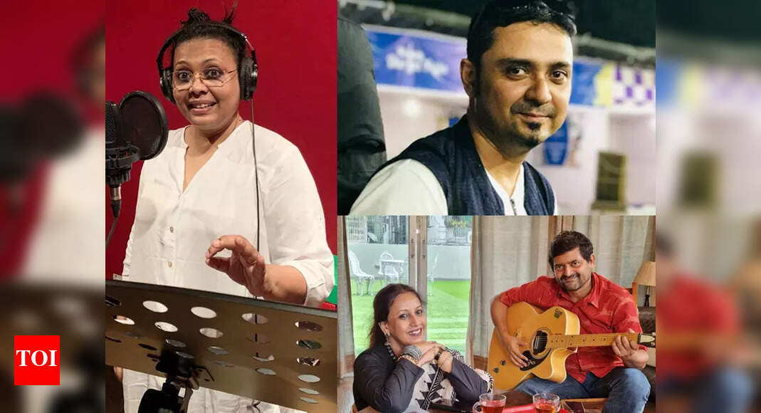 Lopamudra, Upal and Rupankar record songs for musician Rajkumar ...