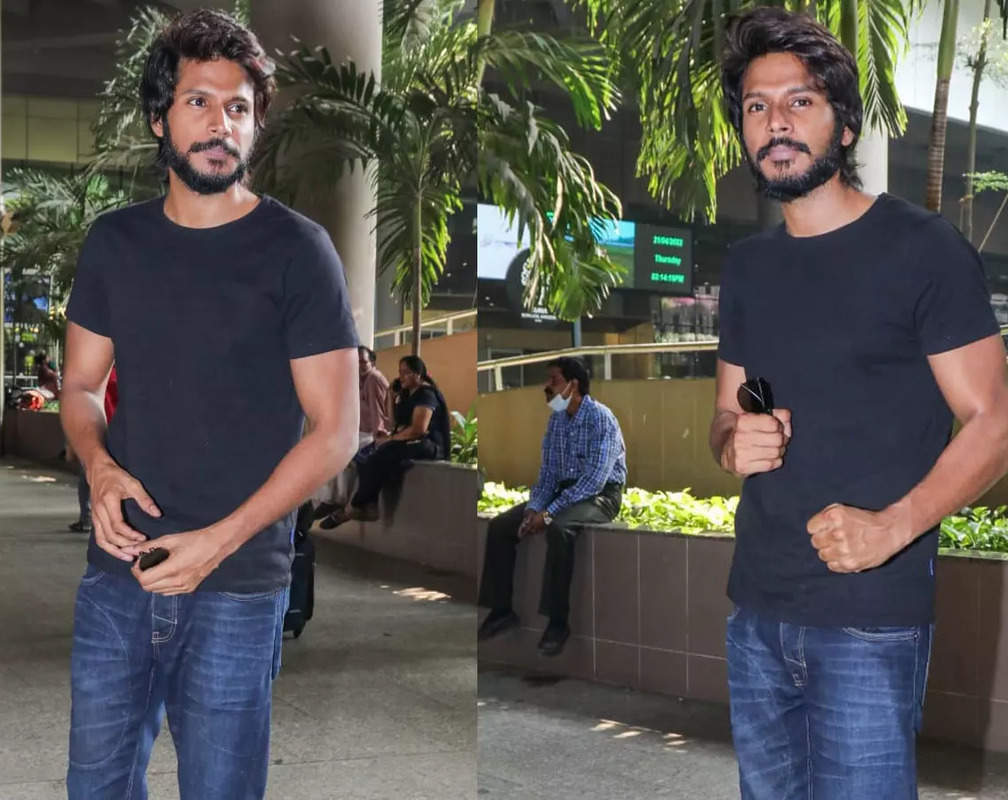 
South star Sundeep Kishan spotted in Mumbai airport
