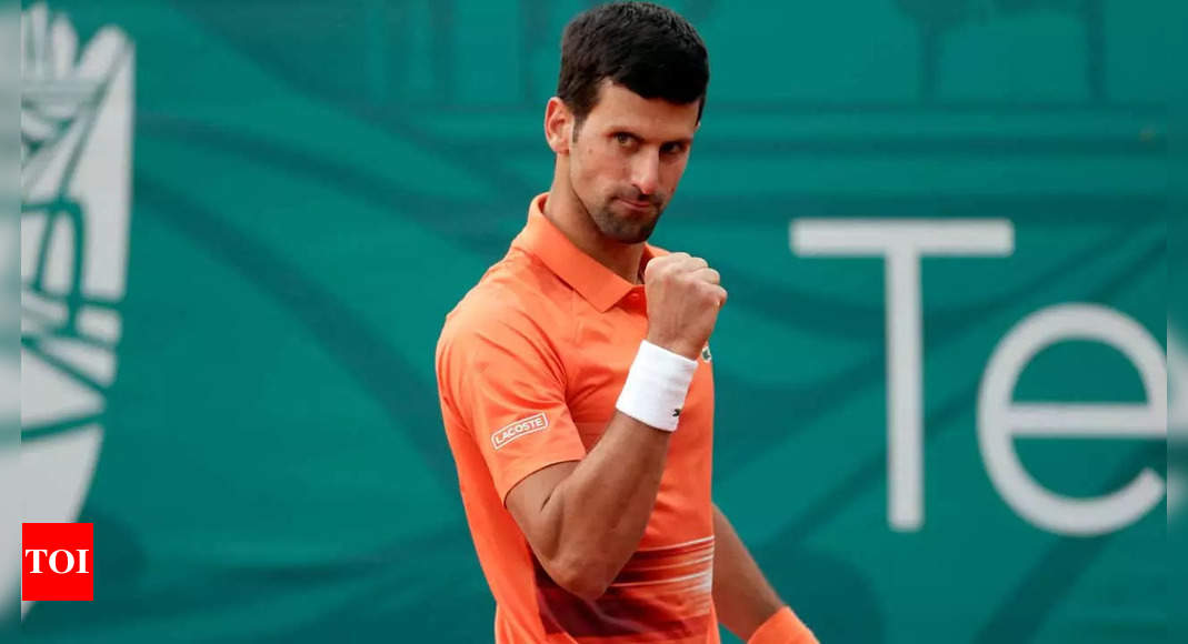 Djokovic celebrates second successive comeback win in Belgrade | Tennis News – Times of India