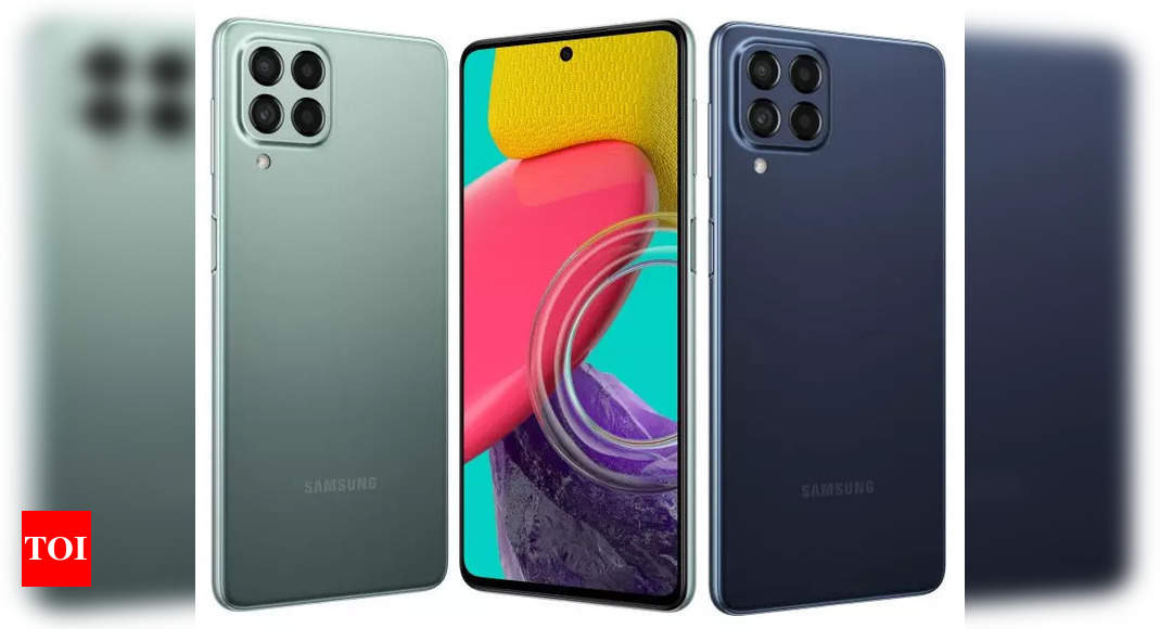 Samsung Galaxy M53 5G स्मार्टफोन Android 12, 5000mAh बैटरी के साथ लॉन्च, कीमत 23,999 रुपये से शुरू – टाइम्स ऑफ इंडिया
