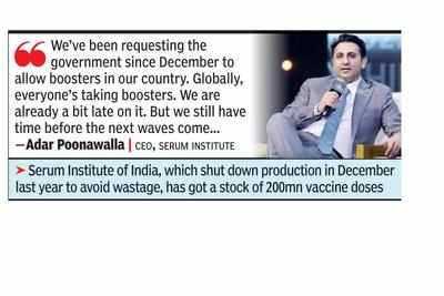 Booster dose can save lives in future waves, says Poonawalla
