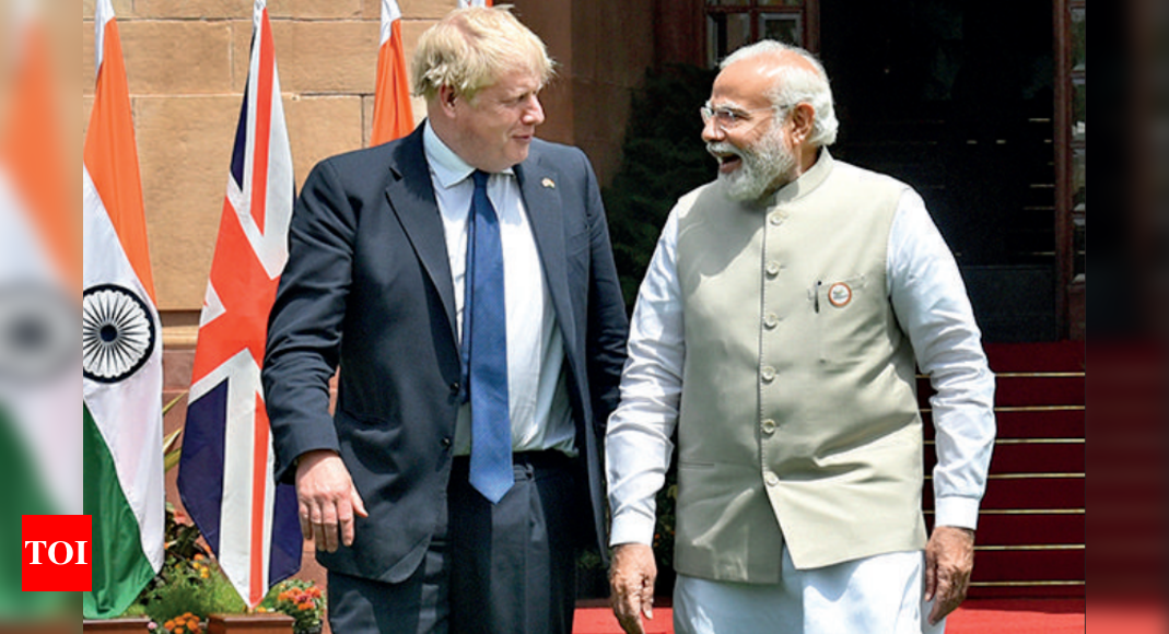 fta:   UK PM sets Diwali deadline for FTA to double India trade | India News – Times of India