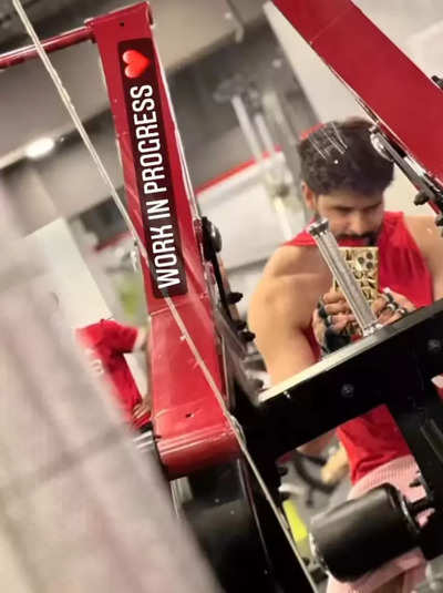 Neel follows a strict workout regime to stay fit