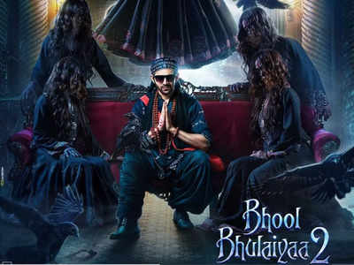Kartik Aaryan introduces fans to his spooky 'saheliyan' in new 'Bhool Bhulaiyaa 2' poster