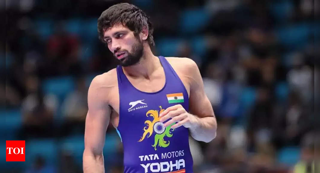 Wrestler Ravi Dahiya wins hat-trick of Asian Championship gold medals | More sports News – Times of India