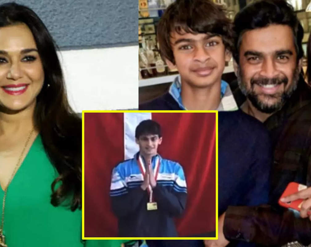 
Preity Zinta praises R Madhavan and his wife Sarita Birje as their son Vedaant wins gold in swimming at Danish Open in Copenhagen: 'Both of you have done a fantastic job with him'
