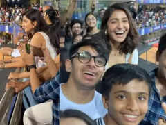 Fan watches match with Anushka Sharma