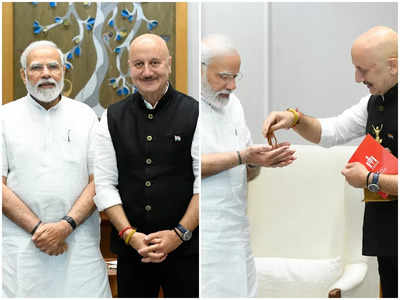 Anupam Kher meets PM Modi, shares social media post in his praise