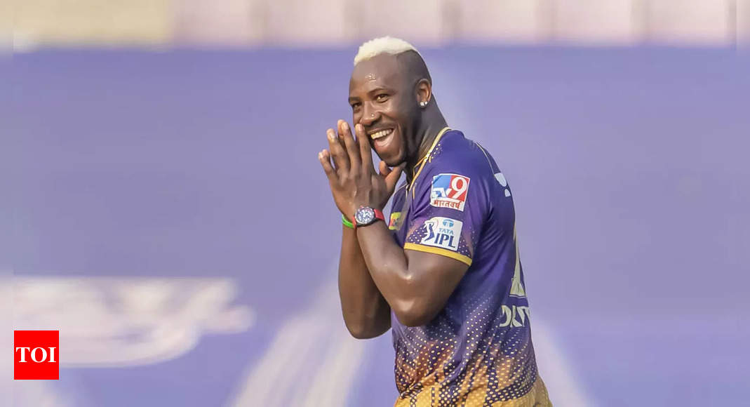KKR’s Andre Russell first bowler in IPL to take four wickets in an over | Cricket News – Times of India