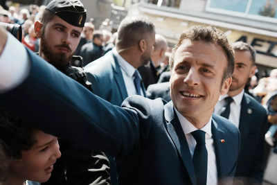 Macron: Emmanuel Macron Defeats Rival Marine Le Pen In French Election ...