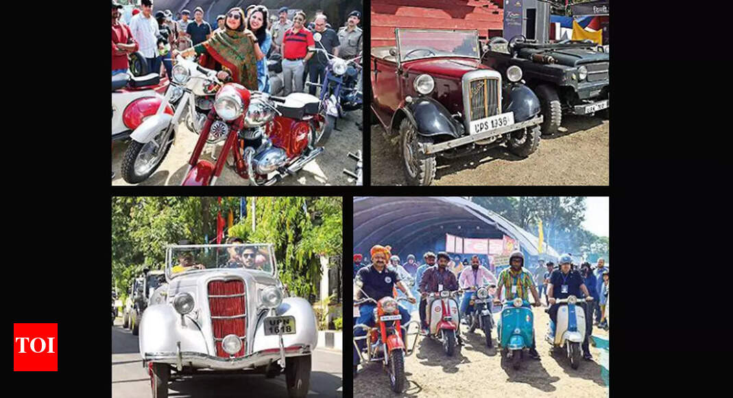 Heritage Fest Vintage Vehicles, Some From A Century Ago, Roll Down Dehradun Streets Dehradun