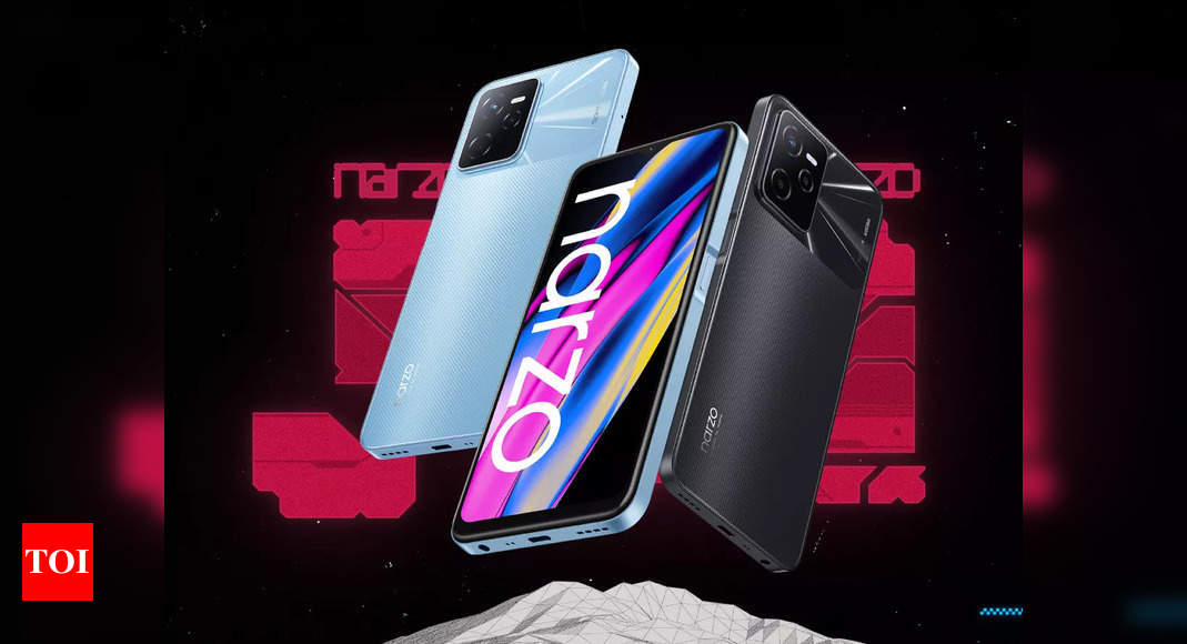 narzo:  Realme Narzo 50A Prime with 50MP camera, 5000mAh battery to launch today in India – Times of India