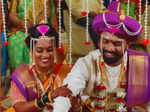 Inside pictures from Indian Idol 12 fame Sayli Kamble and her boyfriend Dhawal's wedding ceremony