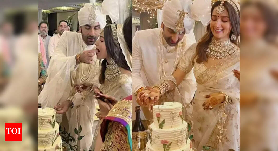 Ranbir-Alia Wedding Cake: Ranbir Kapoor and Alia Bhatt's 3-tier wedding ...