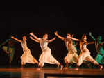 Members of Sankhya Dance Academy performed on thematic Bharatnatyam presentation