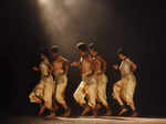 Members of Sankhya Dance Academy performed on thematic Bharatnatyam presentation