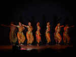 Members of Sankhya Dance Academy perfomed on thematic Bharatnatyam presentation