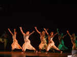 Members of Sankhya Dance Academy perfomed on thematic Bharatnatyam presentation