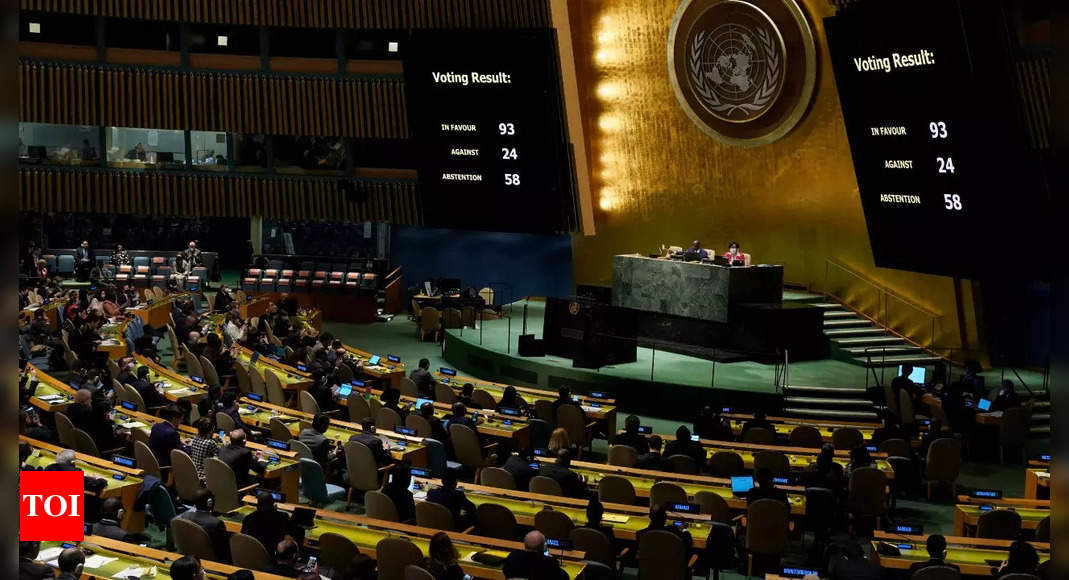 PBB menerima rancangan veto, India menyesalkan kurangnya inklusivitas |  Berita India