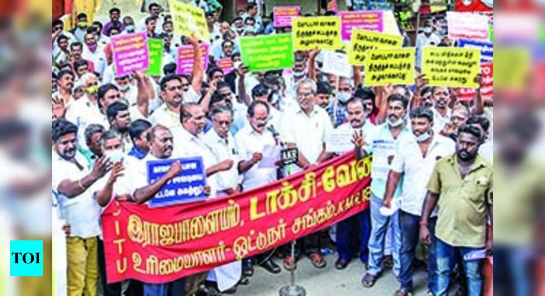 protest-to-remove-kappalur-toll-gate-madurai-news-times-of-india