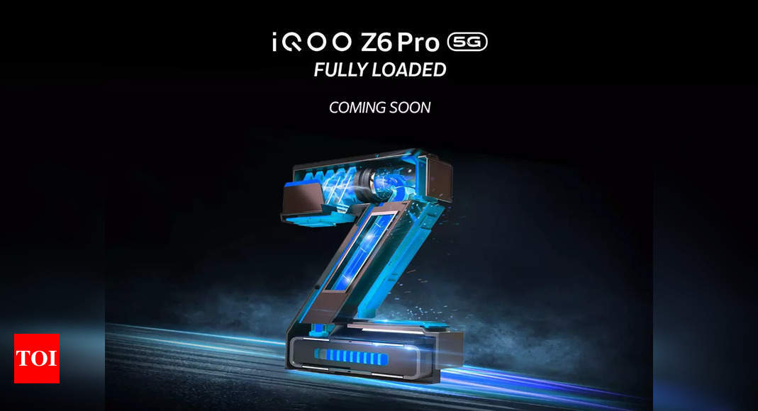 iqoo:  iQoo Z6 Pro 5G with 64MP camera, 66W fast charging to launch in India today: Expected price, specs and other details – Times of India