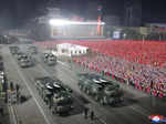 North Korea showcases banned missiles at military parade; see pics