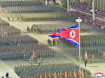 North Korea showcases banned missiles at military parade; see pics