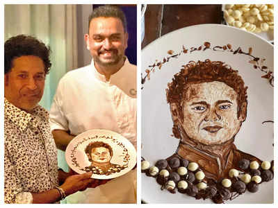 Exclusive: Chef Avinash Martins makes 12-layer chocolate portrait of Sachin Tendulkar