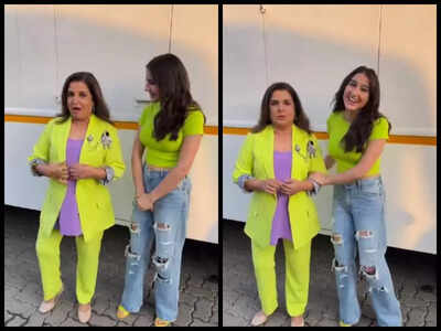 Farah Khan embarrasses Sara Ali Khan as she sings Saif Ali Khan and Kareena Kapoor's song 'Dil Haara' - Watch funny video | Hindi Movie News - Times of India Farah Khan embarrasses Sara Ali Khan as she sings Saif Ali Khan and Kareena Kapoor's song 'Dil Haara' - Watch funny video | Hindi Movie News - Times of India