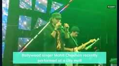 Bollywood singer Mohit Chauhan recently performed at a city mall