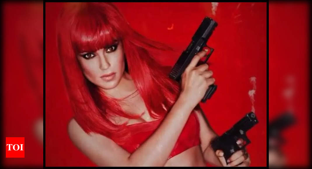 Kangana Ranaut looks fierce in red as she introduces Agent Agni in ‘Dhaakad’ teaser video; Reveals the trailer release date – Times of India