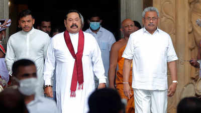 Lankan PM Mahinda Rajapaksa says he won't resign; claims no rift with president brother