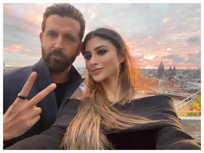 Mouni Roy and Hrithik Roshan come together for an ad shoot; a fan calls them 'the fiery hot Jodi' – See photo