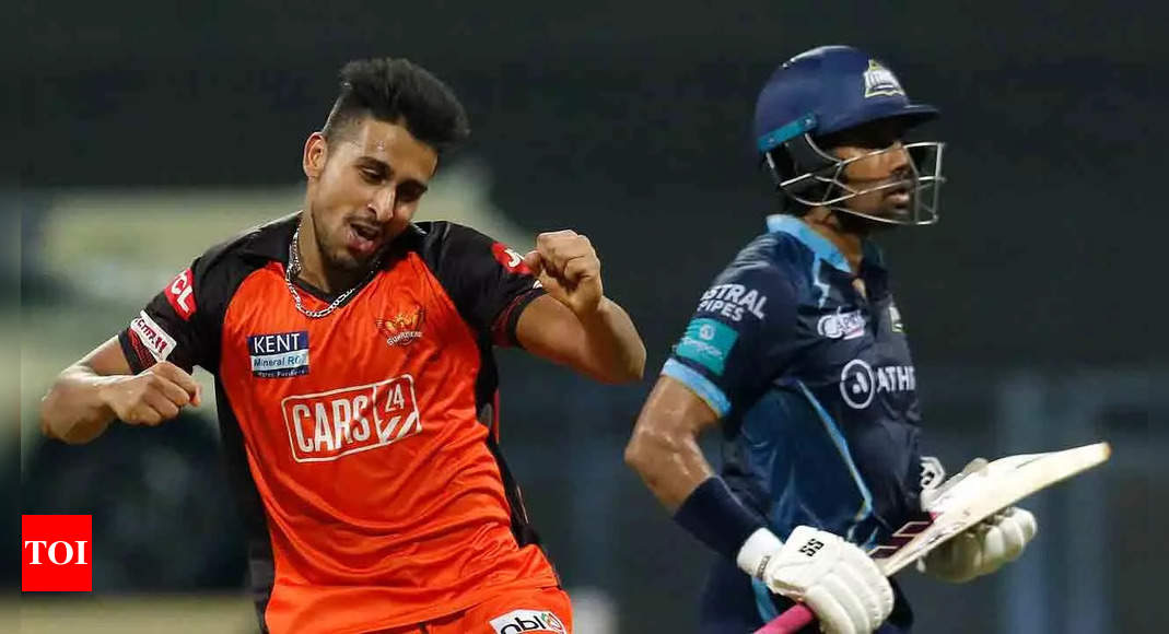 IPL 2022: WATCH – A 152.8kmph scorcher – How Umran Malik clean bowled a well-set Wriddhiman Saha in GT vs SRH match | Cricket News – Times of India