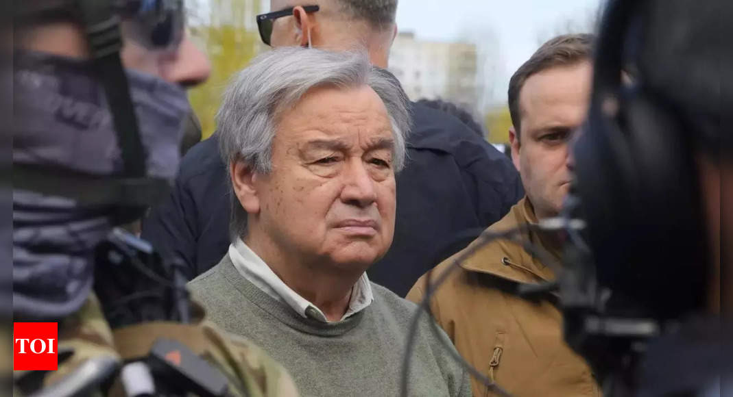 Guterres urges Russia to cooperate with ICC on Ukraine – Times of India