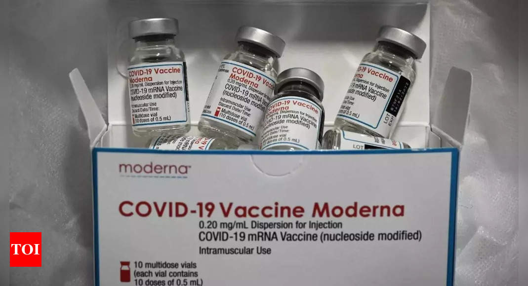 moderna:  Moderna files for US authorization of Covid shot for kids under 6 – Times of India