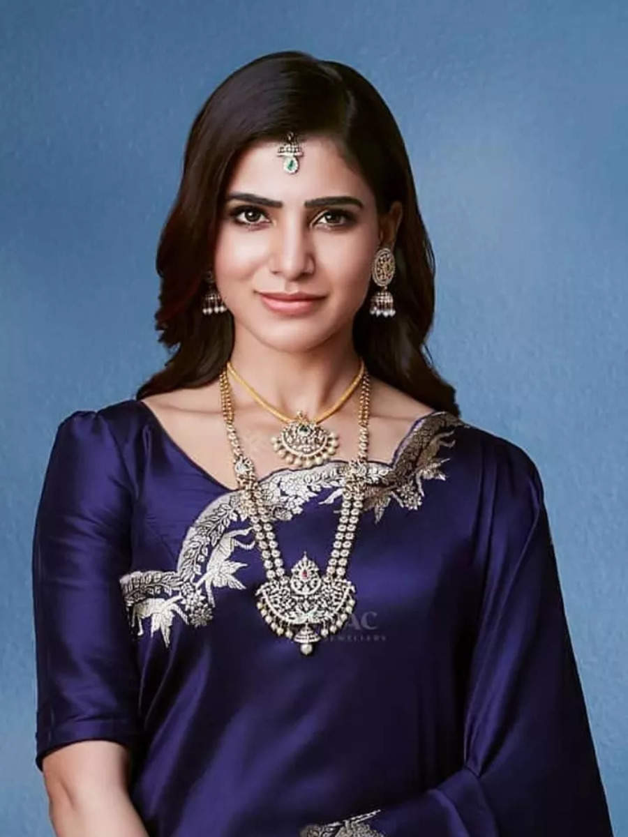 10 sparkly saree looks of Samantha that have won our hearts ...