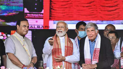 PM Modi dedicates to nation 7 cancer hospitals in Assam, lays foundation of 7 more